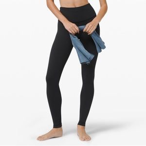 EUC LULULEMON WUNDER UNDER LEGGINGS 28IN